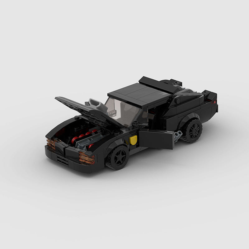 Moc mad max v8 interceptor cidade de corrida carro esportivo veículo velocidade campeão racer blocos de construção tijolo brinquedos