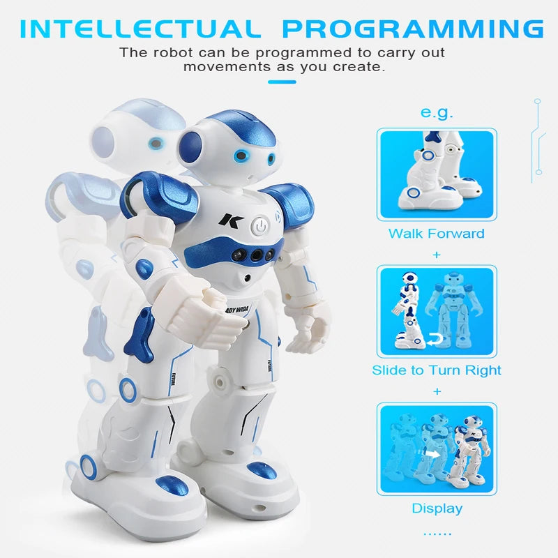 JJRC RC Robot Toy IR Gesture Remote control R2 CADY WIDA Intelligent Vector Smart Robotica Dancing Robo Kids Toy para crianças