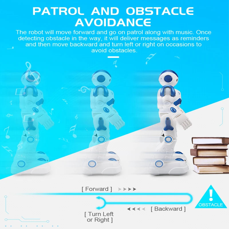 JJRC RC Robot Toy IR Gesture Remote control R2 CADY WIDA Intelligent Vector Smart Robotica Dancing Robo Kids Toy para crianças