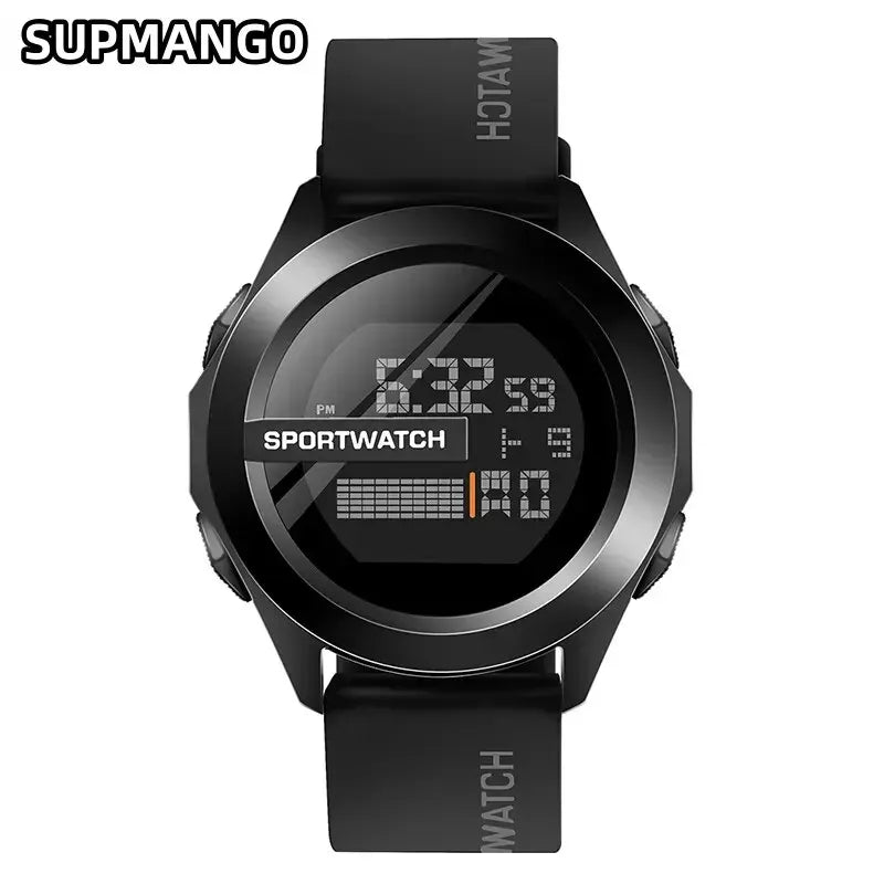 118 Men Sport LED Watches Men Digital Clock Multi-Functional Rubber Man Fitnes Athlete Timekeeping Electronic Watch