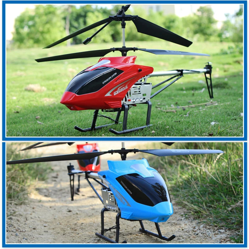 3.5CH Rc Helicóptero Extra Grande Controle Remoto Drone Durável Modelo de Carregamento UAV Aeronave Ao Ar Livre Helicóptero Brinquedos de Presente para Crianças