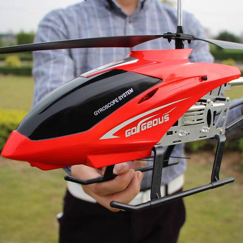 3.5CH Rc Helicóptero Extra Grande Controle Remoto Drone Durável Modelo de Carregamento UAV Aeronave Ao Ar Livre Helicóptero Brinquedos de Presente para Crianças