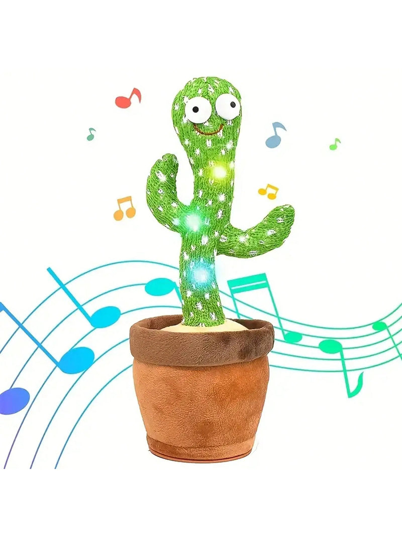 1pc-brinquedos de cacto falante dançante para meninos e meninas, cantando, imitando, gravando e repetindo o que você diz Sunny Cactus Up Plus