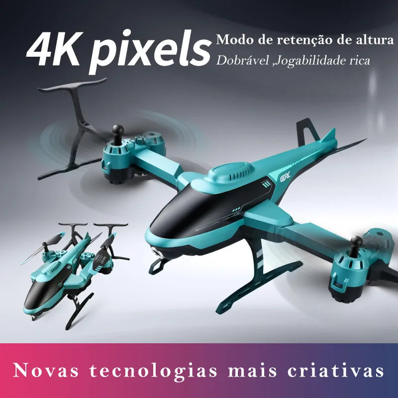 Mini Drone 4k Câmera HD profissional WIFI FPV Drones Com Câmera 1080P HD RC Helicópteros Quadcopter Dron Brinquedos