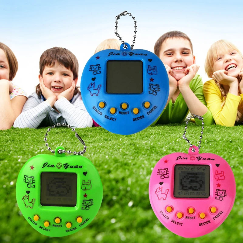 Virtual Pet Tamagotchi Tamagochi Brinquedo em Russo Original Alemão Espanhol Polonês Eletrônico Animais Criança Brincar Jogo Menino Criança Pixel