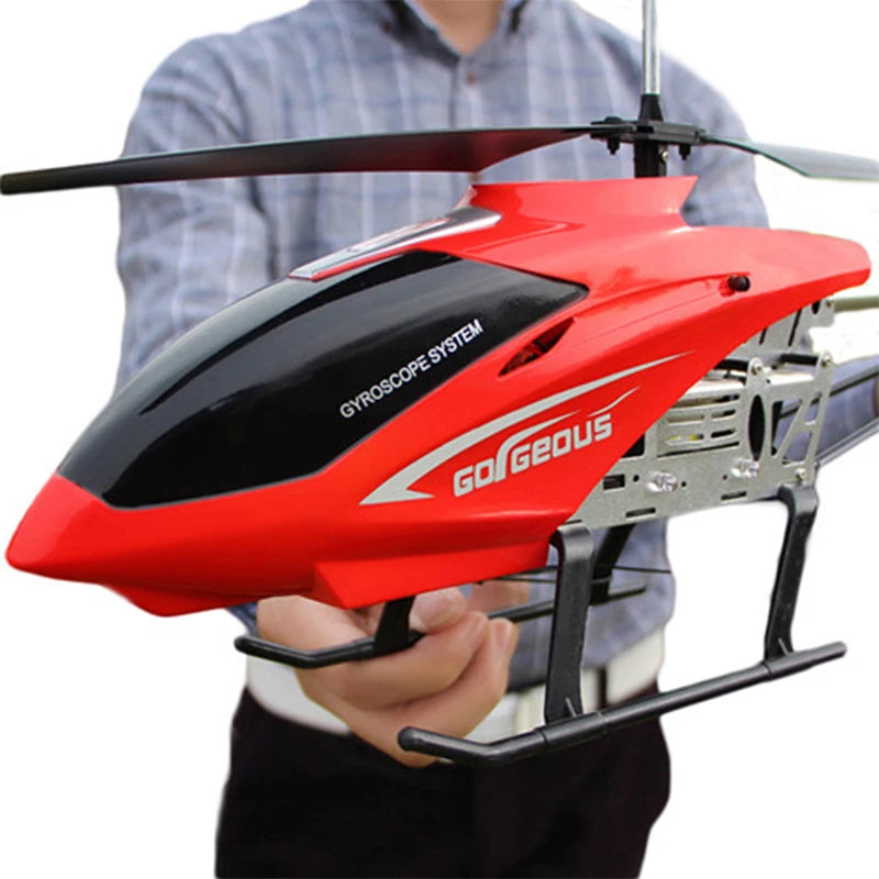 3.5CH Rc Helicóptero Extra Grande Controle Remoto Drone Durável Modelo de Carregamento UAV Aeronave Ao Ar Livre Helicóptero Brinquedos de Presente para Crianças