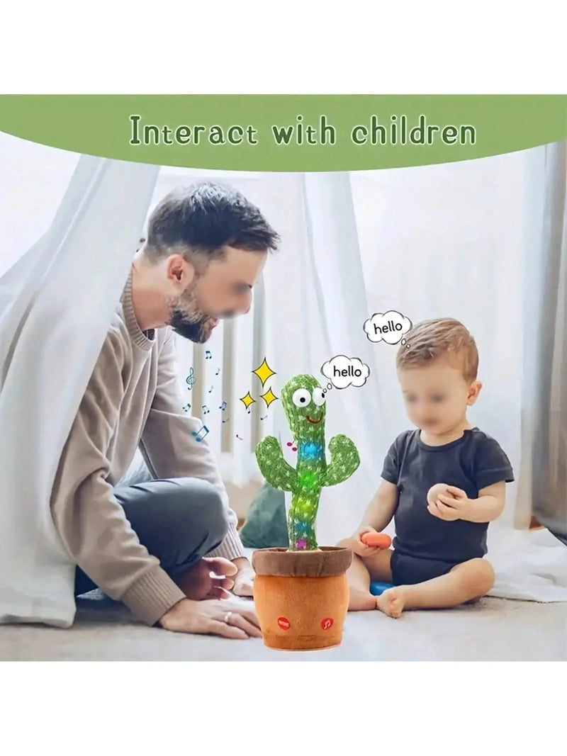 1pc-brinquedos de cacto falante dançante para meninos e meninas, cantando, imitando, gravando e repetindo o que você diz Sunny Cactus Up Plus